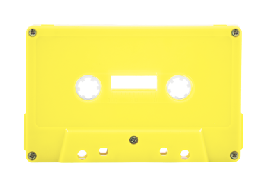Yellow Cassette Shell Tab Out